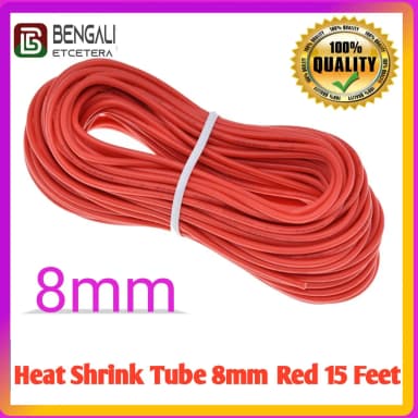 Heat Shrink Tube 8mm Red Heatshrink 15 Feet Multi Plug Multi Plug