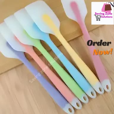 Baking Tools For Cakes Double Silicone Spatula Spoon 1 pcs