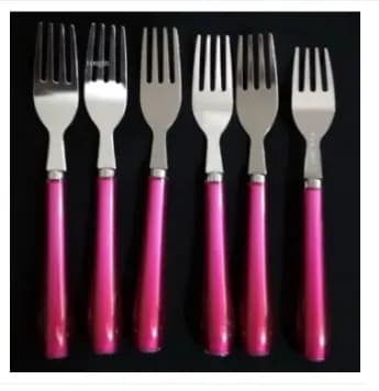 Exclusive 6 Pcs Dinner Fork Spoon set Stainless steel