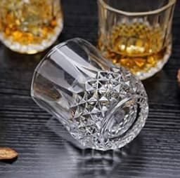 6 Pieces Drinking Glass Set Shorbot Glass 220MI Mnti43 Serve Refreshing Drinks With A Set Of Stylish Drinking Glasses Thumbnail 3