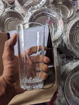 Beautiful Design Drinking Water Glass for Everyday Use N50T Premium Glass for Men Stylish Glass Set Multipurpose Glass Jar Style Easy to Clean Thumbnail 3