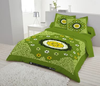 Upgrade Your Bedding Setup with Luxury Cotton King Size Twill Panel Bedsheet 7 5x8 5 ft Set and 2 Pillow Covers