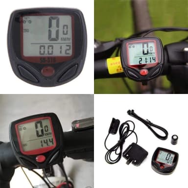 15 Function Cycle Speedometer Digital LCD Speedometer for Bicycle Bike Meter Waterproof Multicolor
