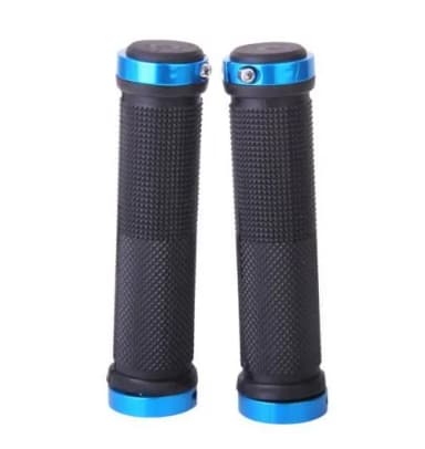 1 Pair Handlebar Grips Bicycle Road Mountain Bike Handle Double Lock on Aluminium Alloy Bike Handlebar Hand Cover