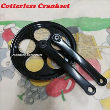 Cycle Crankset- Cotter Pin less Bicycle Crankset (Black) - সাইকেল - সাইকেল