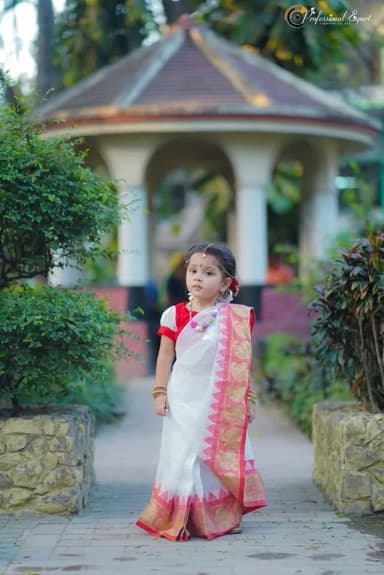 Ready sari For baby Girls 2 6y Sari belawj peti cort