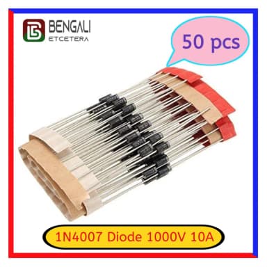 1N4007 General Purpose Rectifier Diode 50 pcs