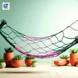 Handmade Rattan Dolna Large Hanging Rope Swing Bed for Adults Babies Multi Purpose Traditional Dulna for Home Garden randomly selected Thumbnail 3