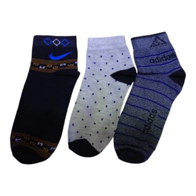 Merino 03 Pair Premium Quality Ankle socks for all seasons