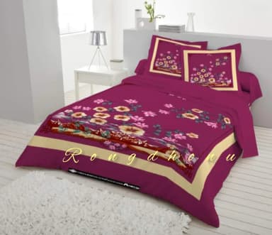 best collection pakiza luxury cotton double size twill panel bed sheet size 7 5 8 5 King size with two pillow cover