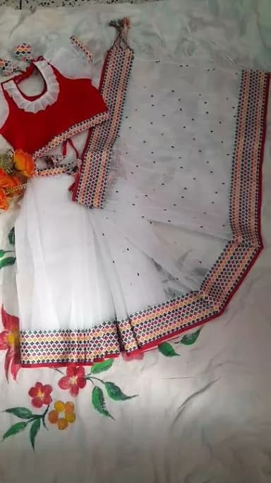 Ready sari For baby Girls 2 6y Sari belawj peti cort