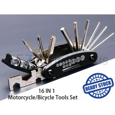 16 IN 1 Motorcycle Bicycle Tools Set