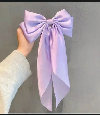 Elegant Fashion Hair Clip with Bow Ribbon