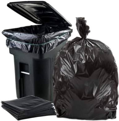 Trash Bag Poly Bag Garbage Bag Thin 24 x 18 10 Pcs