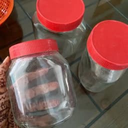 Glass Jar for use in the Kitchen 750ml Kitchen Storage Glass Jar Glassware Food Container with Original Cap Thumbnail 2