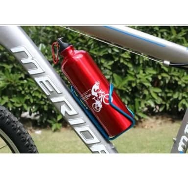 Bicycle Cycling Drink Water Bottle Rack Holder Cage With 2 pcs Nut Free