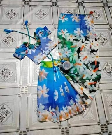 Ready sari For baby Girls 2 6y Sari belawj peti cort