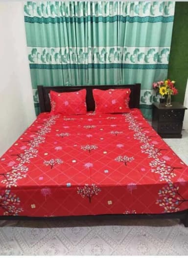 Home tax bed sheet size 7 5 8 5 King size with two pillow cover