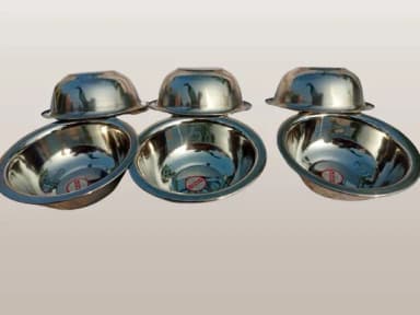 6pes Set steel Round Soup Bowl 4 25 inch