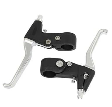 1 Pair Bike Bicycle Left & Right MTB Lever PVC+ Alloy Brake Handles