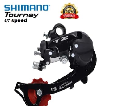 Shimano TZ 6 7 Speed Rear Derailleur Gear Changer Malaysia bike Bicycle Accessories