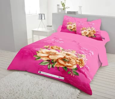 pakiza luxury panel bed sheet king size with two pillow cover