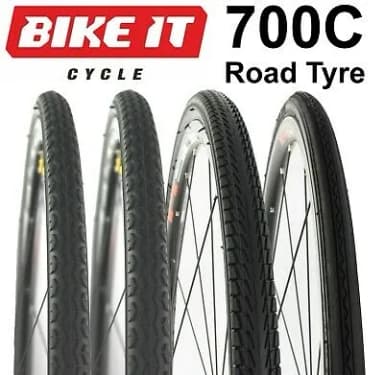 700C ROAD BIKE TYRE 700 x 23 32 28 35 ROAD RACING TYRES Any 700c Racing Tire VARIOUS TREAD PATTERNS Bicycle Tire Bicycle Accessories Bike