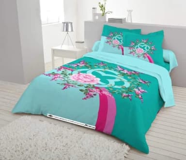 new collection pakiza luxury cotton double size twill panel bed sheet size 7 5 8 5 King size with two pillow cover
