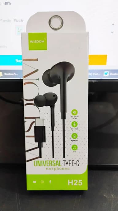 WISDOM H25 Universal type C Earphone