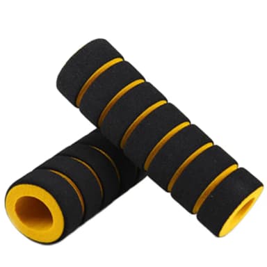 Bicycle Handlebar Bicycle Grip Sponge Cover Non Slip Handle Bar Foam Sponge Grips 2 Pcs Mixed Color