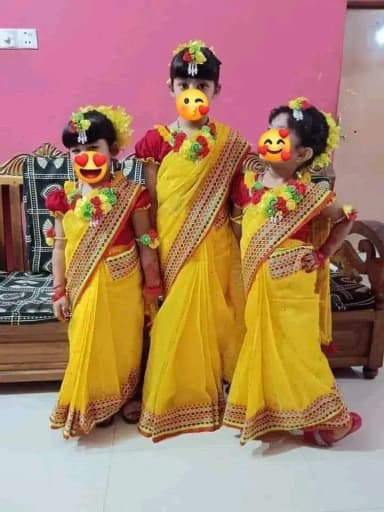 Ready sari for baby girls 1 6y sari belawj peticor