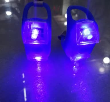 Bicycle MTB LED Frog Head Front Lamp Warning Rear Flash Light 2Pcs Cycle Accessories Cycle Accessories