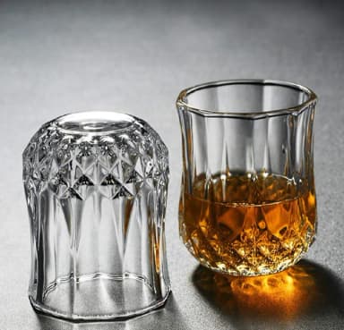 6 Pieces Drinking Glass Set Shorbot Glass 220MI Mnti43 Serve Refreshing Drinks With A Set Of Stylish Drinking Glasses