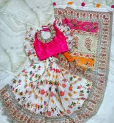 Ready sari For baby Girls 2 6y Sari belawj peti cort