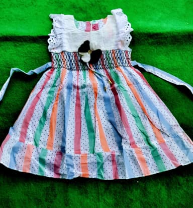 colorful step stylist comfortable baby dress