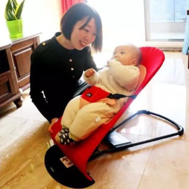 Baby Bouncer Big Size Full safety and swing Jumper Red