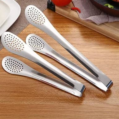 Stainless Steel Food Tong BBQ Buffet Salad Grill Tongs Clip Cooking Food Serving Utensil tong Home Kitchen Restaurant Tool 1Pc
