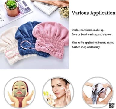 Microfiber Hair Cap Wrap Towel Hat