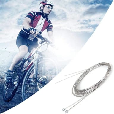 Bicycle Gear Shifter Wire Alloy Hed 2pc Steel Mountain Bicycle Shifte Gear Shift Cable Line Stainless Steel Bicycle Accessories