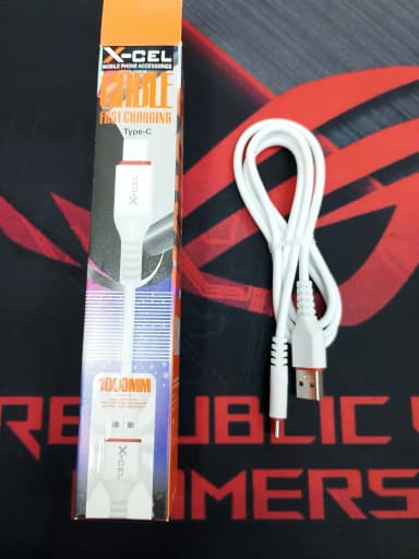 xcel Fast 2 1A USB Type C Data Cable Fast Charging