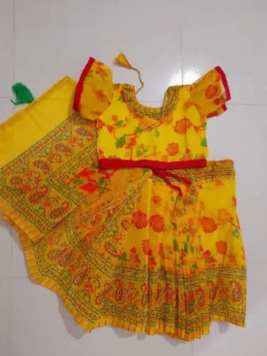 Ready sari For baby Girls 2 6y Sari belawj peti cort