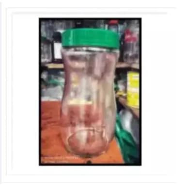 Glassware Food Jar Food Container glass Jar 1000ml 2pcs