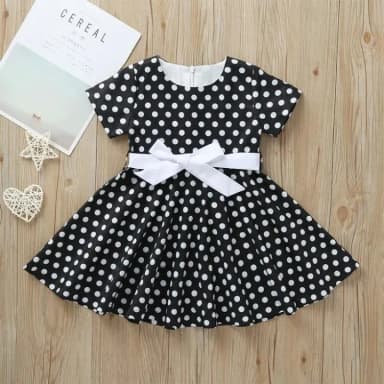 Sweet Polka Dot Dress Available in Three Attractive Colors