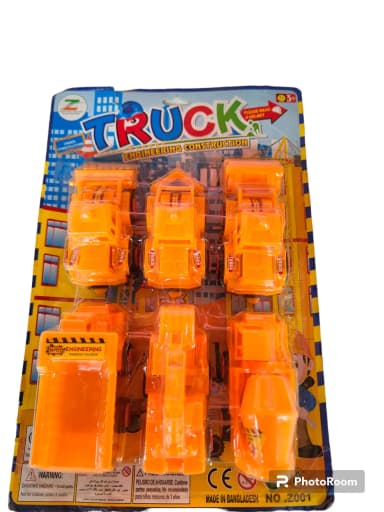 6 piece mini construction set toy