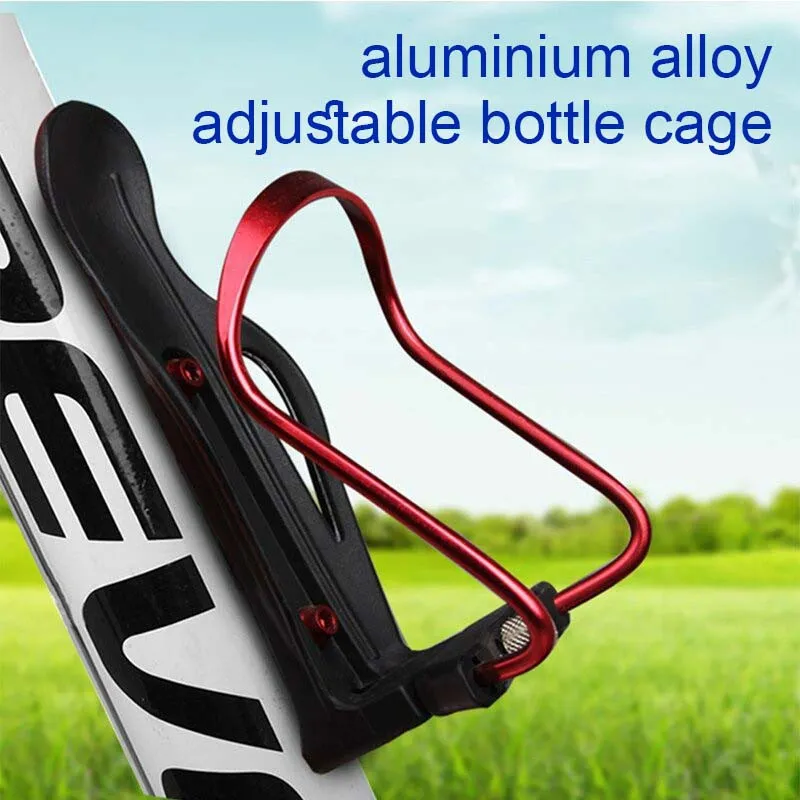 New Aluminum Alloy Bike Bicycle Cycling Drink Water Bottle Rack Holder Cage Bike