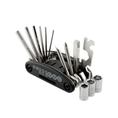 Bike Repair Tool Kit 16 in 1 Portable Socket Multipurpose Wrench Bicycle Multi Tool