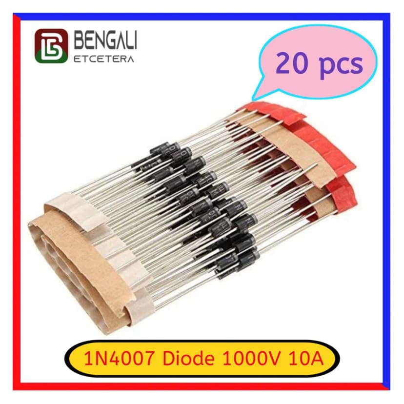 Image of 1N4007 General Purpose Rectifier Diode 20pcs