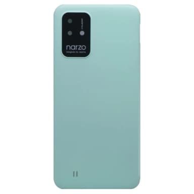 Realme Narzo 50i Original Backshell With Camera Lens Glass Back Cover Housing Panel Replacement