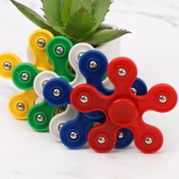 Large Premium Colorful Hand Fidget Spinner for Autism and ADHD Finger Tri-Spinner Fidget Toys Stress Reliever Play Toy Thumbnail 1