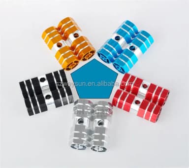 Bicycle Footpegs Aluminum Alloy Axles BMX MTB Pedal Bicycle Stunt Foot Pegs Made In Taiwan Bicycle Accessories 2 pcs
